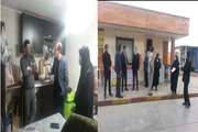 بازدید ازاجرای طرح محدودیت کرونایی در شهرستان آرادان..