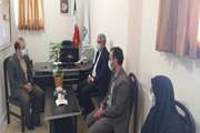 دیدارریاست آموزش وپرورش شهرستان آرادان با سرپرست شبکه بهداشت آرادان