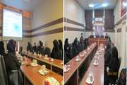 جلسه آموزشی اعتبار بخشی ومستند سازی فرآیندها شبکه بهداشت ودرمان شهرستان آرادان