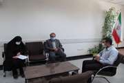 دیدار سرپرست شبکه بهداشت و درمان شهرستان آرادان با ریاست دادگستری.