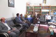 دیدار سرپرست شبکه بهداشت و درمان شهرستان آرادان با امام جمعه