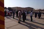 برگزاری مانور سراسری زلزله در دبیرستان مدرس آرادان