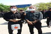 حضور تیم سیار واکسیناسیون کووید19 شهرستان آرادان در حسینیه ها و هیئت های عزاداری محرم