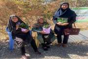 برپایی ایستگاه سلامت به مناسبت هفته سالمند در شهرستان آرادان