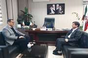دیدار و گفتگو دکتر مومنی با سرپرست جدید فرمانداری شهرستان آرادان