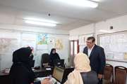 بازدید سرزده مدیر شبکه بهداشت و درمان از مراکز خدمات جامع سلامت تحت پوشش شهرستان آرادان