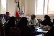 جلسه فوری مدیر شبکه بهداشت و درمان در راستای اجرای پویش ملی فشارخون و دیابت